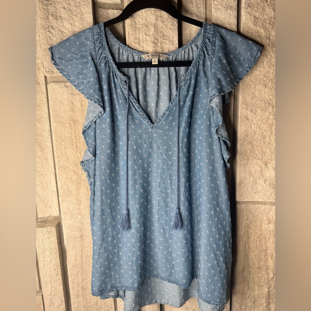Liverpool—blue dress tank.